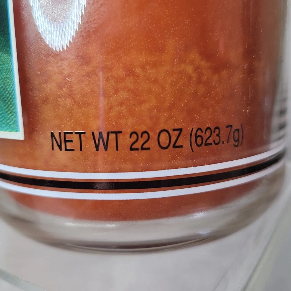 Yankee Candle Housewarmer‎ Pumpkin Pie Retired Black Band 22 oz Burned